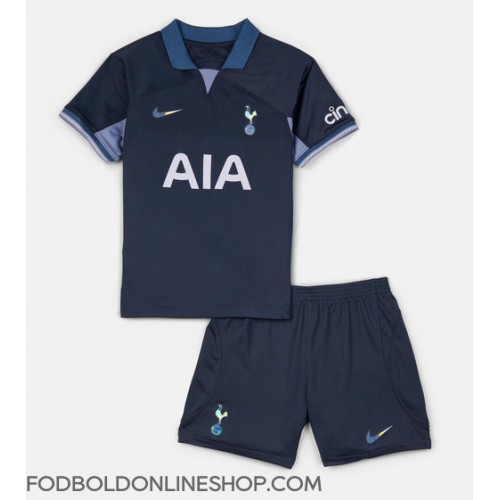 Tottenham Hotspur Udebane Trøje Børn 2023-24 Kortærmet (+ Korte bukser)